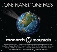 Werbegrafik des US-Skigebiets Monarch Mountain